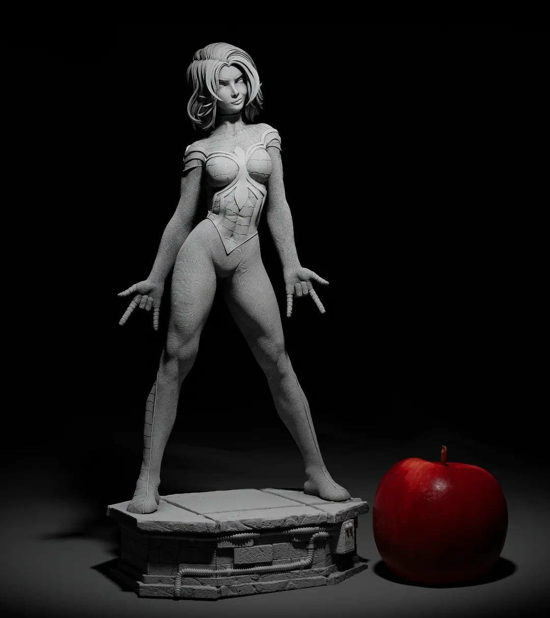 P站图纸印象馆 CA3D 漫威 蜘蛛女 CA3D 漫威 蜘蛛女