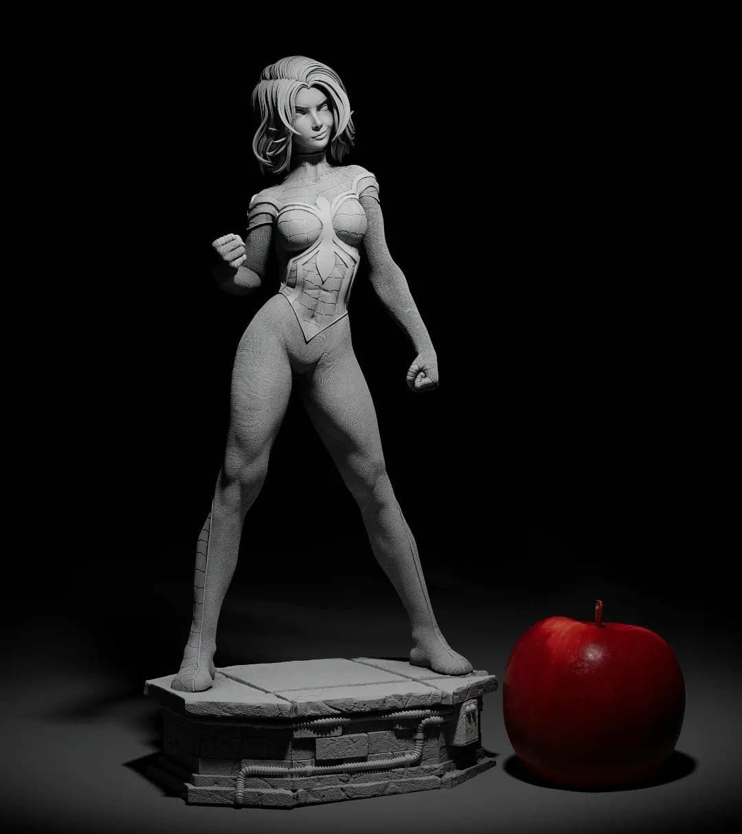 P站图纸印象馆 CA3D 漫威 蜘蛛女 CA3D 漫威 蜘蛛女