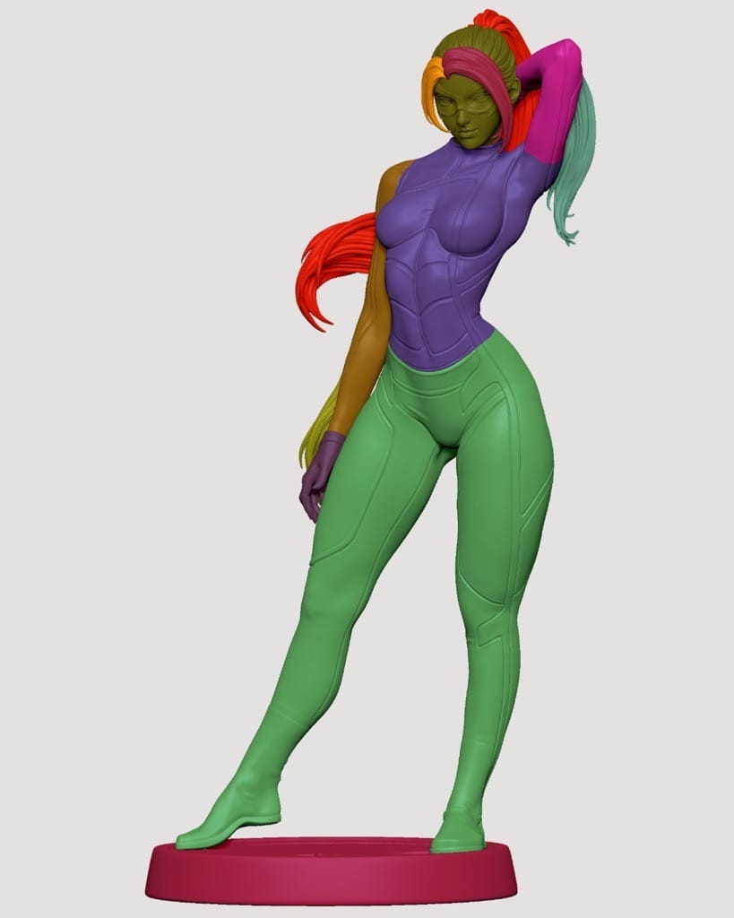 P站图纸印象馆 CA3D 漫威 黑猫 CA3D 漫威 黑猫