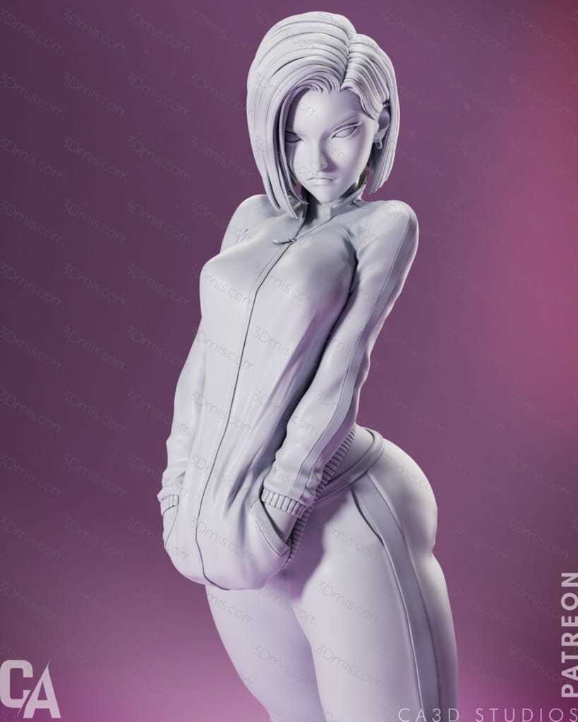 P站图纸印象馆 CA3D 龙珠 人造人18号 CA3D 龙珠 人造人18号