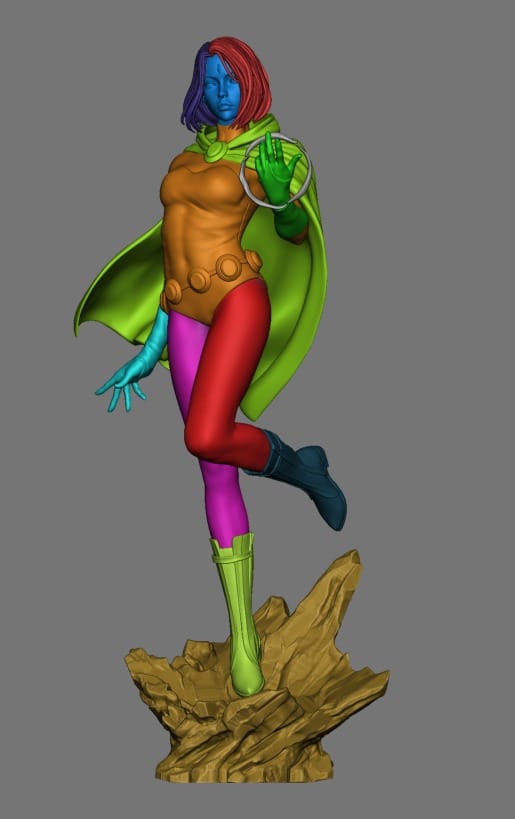 P站图纸印象馆 CA3D DC漫画 渡鸦 CA3D DC漫画 渡鸦