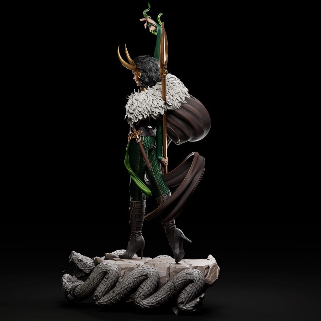 P站图纸印象馆 CA3D 漫威 女洛基 CA3D 漫威 女洛基