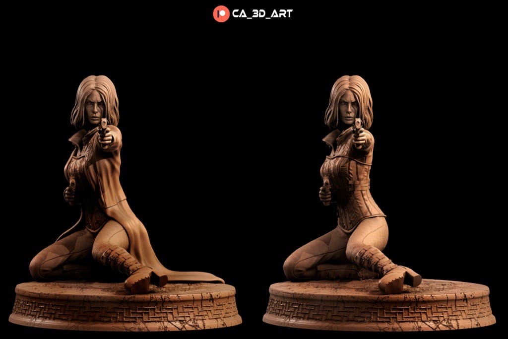 P站图纸印象馆 CA3D 黑夜传说 莎伦娜 CA3D 黑夜传说 莎伦娜