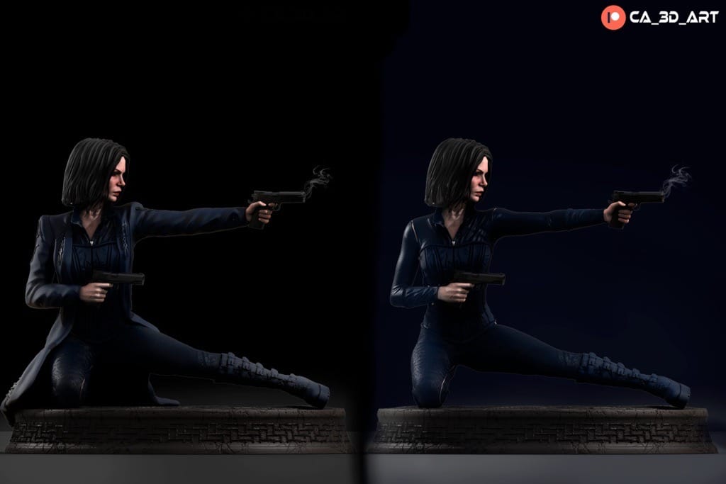 P站图纸印象馆 CA3D 黑夜传说 莎伦娜 CA3D 黑夜传说 莎伦娜