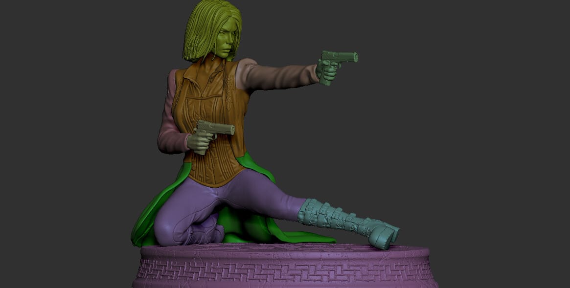 P站图纸印象馆 CA3D 黑夜传说 莎伦娜 CA3D 黑夜传说 莎伦娜