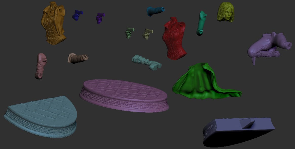 P站图纸印象馆 CA3D 黑夜传说 莎伦娜 CA3D 黑夜传说 莎伦娜