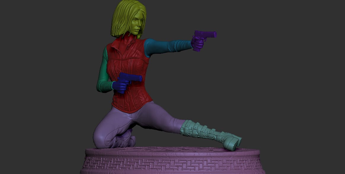 P站图纸印象馆 CA3D 黑夜传说 莎伦娜 CA3D 黑夜传说 莎伦娜