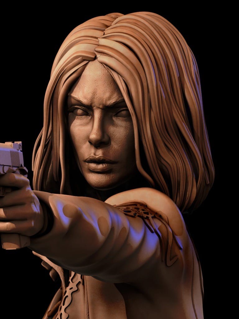 P站图纸印象馆 CA3D 黑夜传说 莎伦娜 CA3D 黑夜传说 莎伦娜