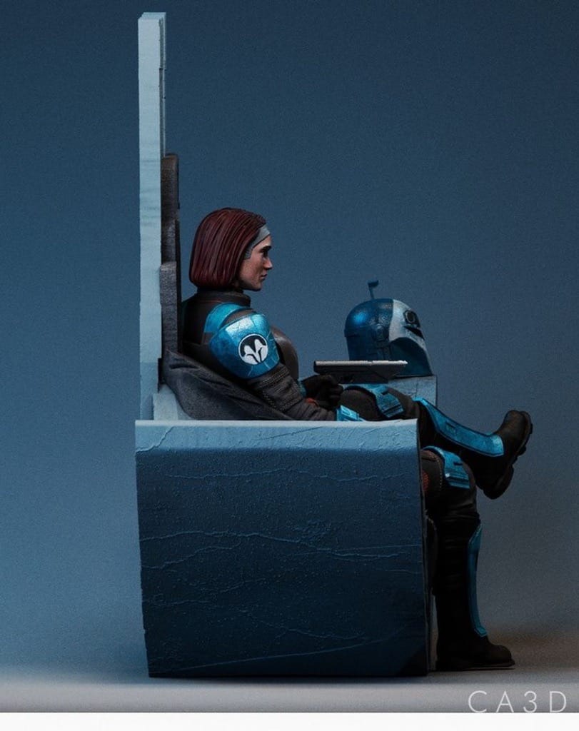 P站图纸印象馆 CA3D 曼达洛人 博-卡坦.克里兹 CA3D 曼达洛人 博-卡坦.克里兹