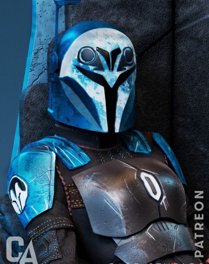 P站图纸印象馆 CA3D 曼达洛人 博-卡坦.克里兹 CA3D 曼达洛人 博-卡坦.克里兹