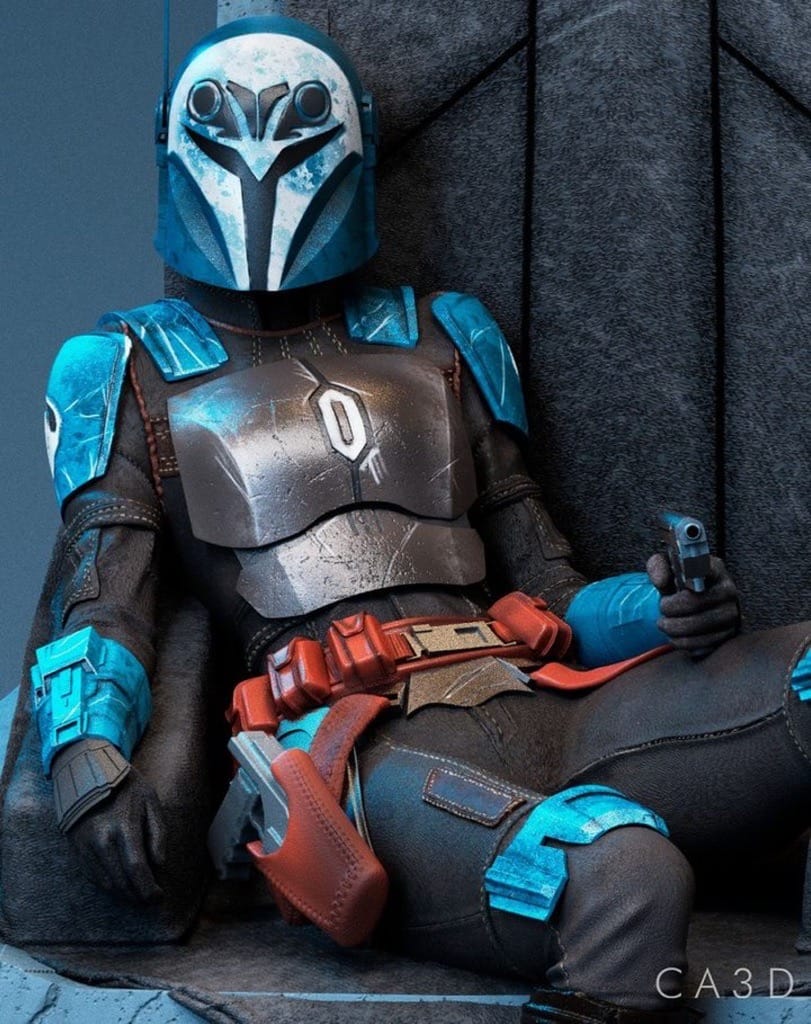 P站图纸印象馆 CA3D 曼达洛人 博-卡坦.克里兹 CA3D 曼达洛人 博-卡坦.克里兹