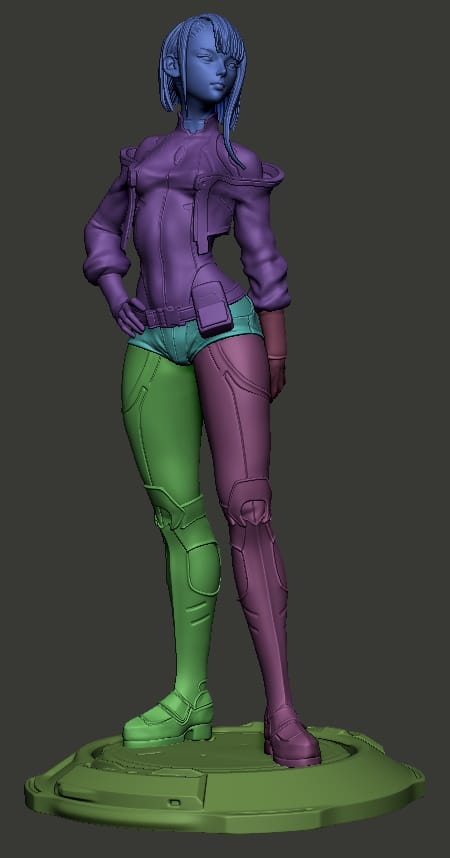 P站图纸印象馆 CA3D 边缘行者 露西 CA3D 边缘行者 露西