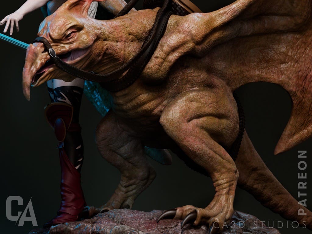 P站图纸印象馆 CA3D 塔儿娜 Taarna CA3D 塔儿娜 Taarna