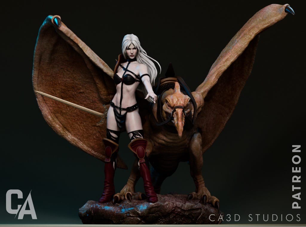 P站图纸印象馆 CA3D 塔儿娜 Taarna CA3D 塔儿娜 Taarna