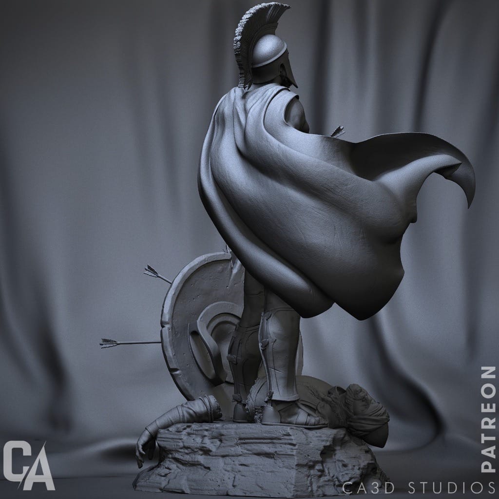 P站图纸印象馆 CA3D 斯巴达国王 莱奥尼达斯 CA3D 斯巴达国王 莱奥尼达斯