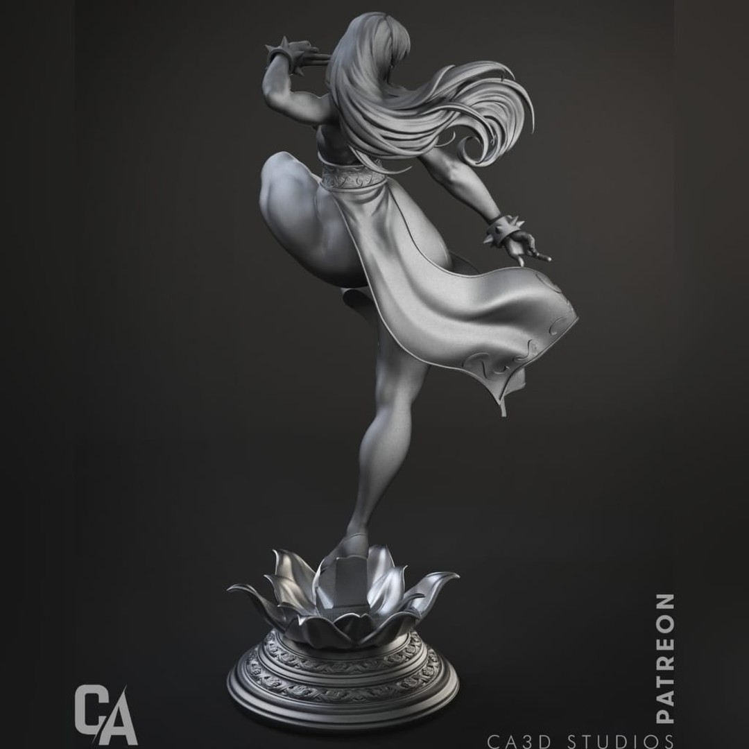 P站图纸印象馆 CA3D 街头霸王 春丽 CA3D 街头霸王 春丽