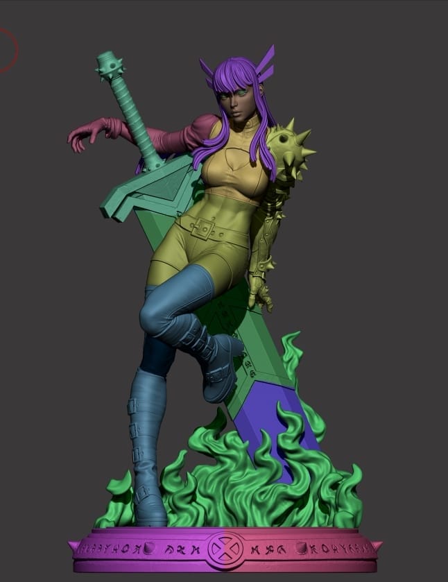 P站图纸印象馆 CA3D 漫威 秘客 丽亚娜·拉斯普廷 CA3D 漫威 秘客 丽亚娜·拉斯普廷