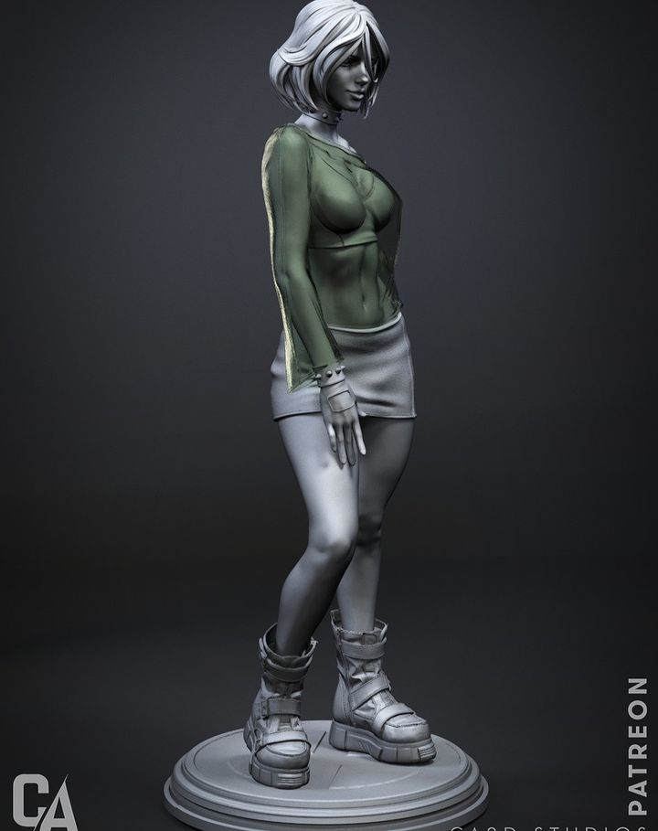 P站图纸印象馆 CA3D 漫威 罗刹女 CA3D 漫威 罗刹女