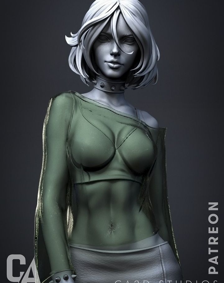 P站图纸印象馆 CA3D 漫威 罗刹女 CA3D 漫威 罗刹女