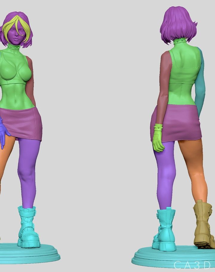 P站图纸印象馆 CA3D 漫威 罗刹女 CA3D 漫威 罗刹女