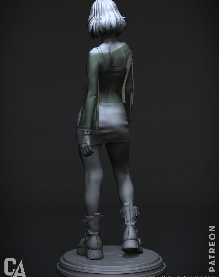 P站图纸印象馆 CA3D 漫威 罗刹女 CA3D 漫威 罗刹女