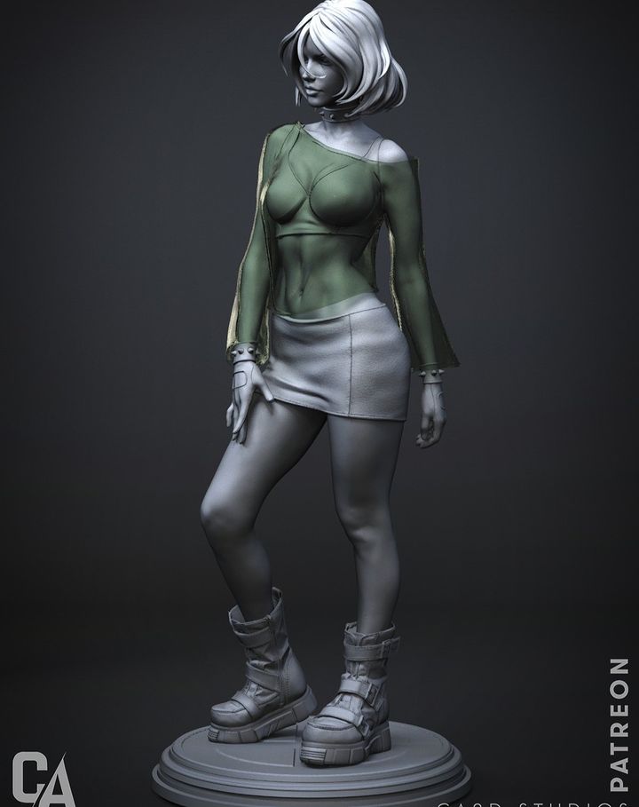 P站图纸印象馆 CA3D 漫威 罗刹女 CA3D 漫威 罗刹女