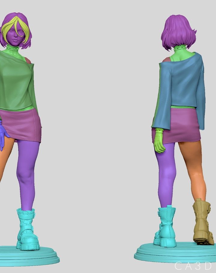 P站图纸印象馆 CA3D 漫威 罗刹女 CA3D 漫威 罗刹女