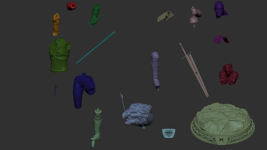 P站图纸印象馆 CA3D 猎魔人 杰洛特 CA3D 猎魔人 杰洛特