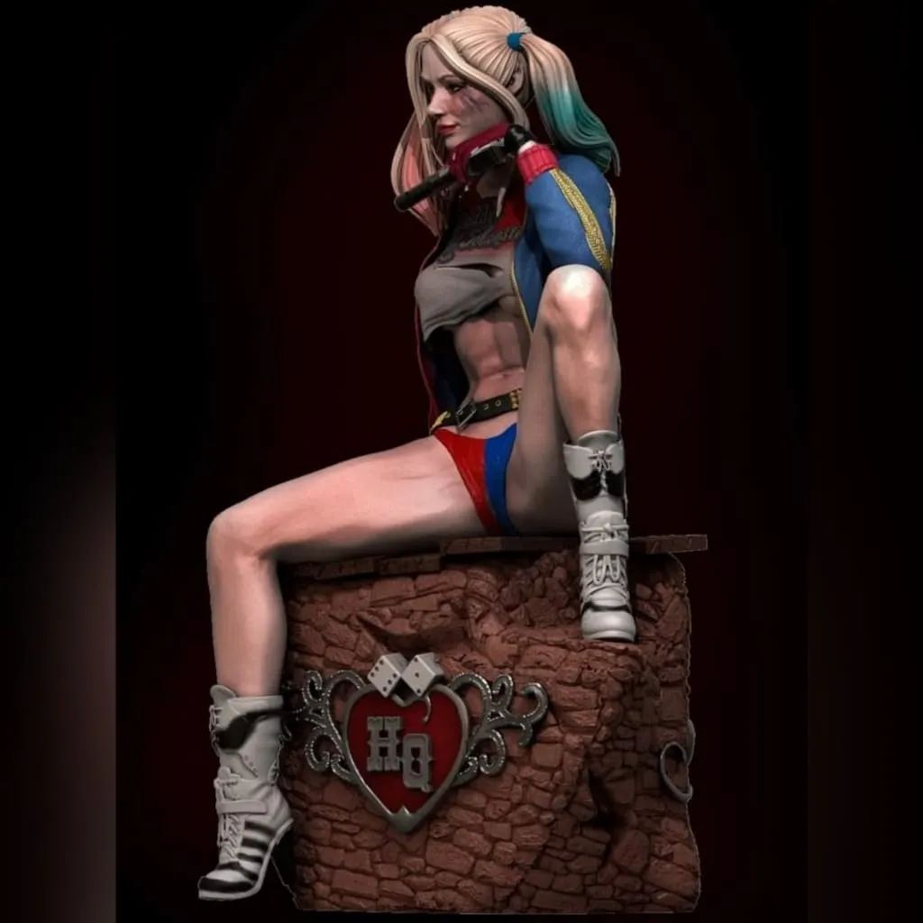 P站图纸印象馆 CA3D DC漫画 哈莉·奎茵 CA3D DC漫画 哈莉·奎茵