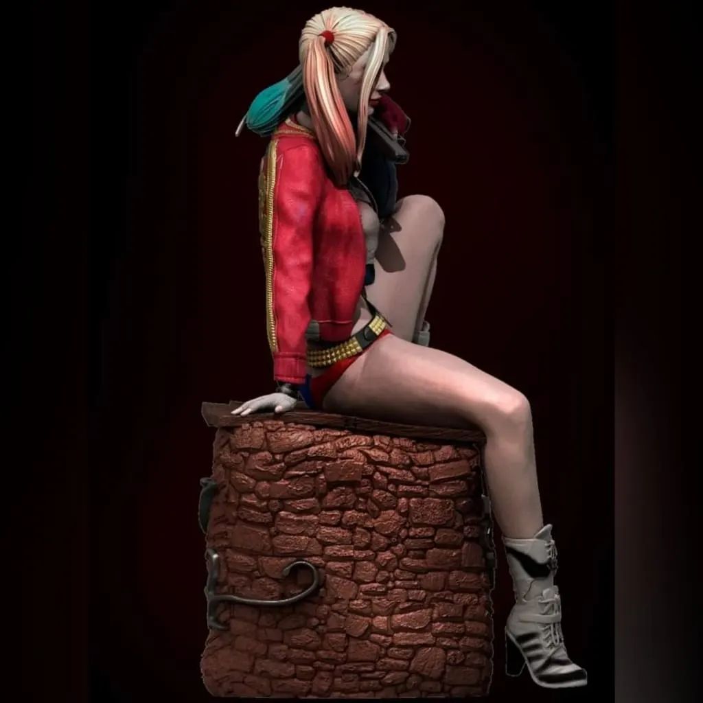 P站图纸印象馆 CA3D DC漫画 哈莉·奎茵 CA3D DC漫画 哈莉·奎茵