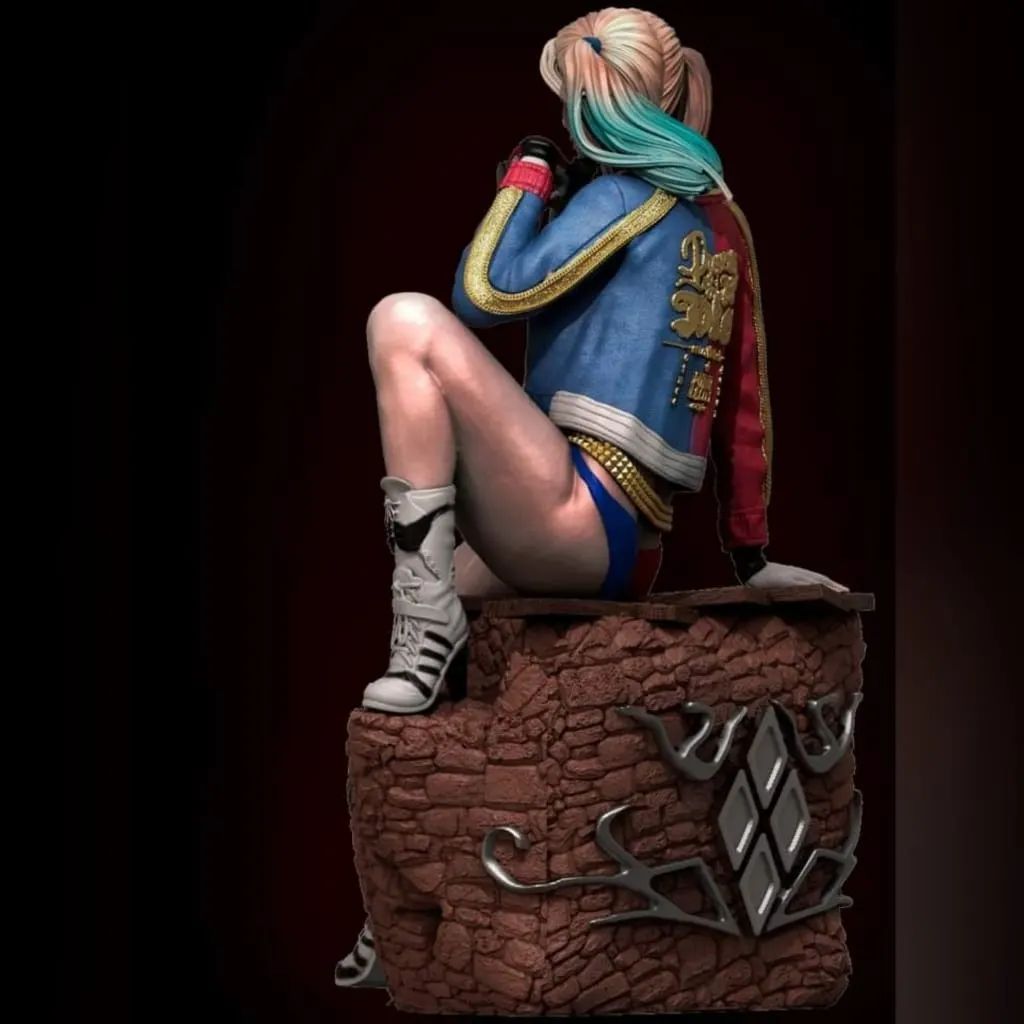 P站图纸印象馆 CA3D DC漫画 哈莉·奎茵 CA3D DC漫画 哈莉·奎茵