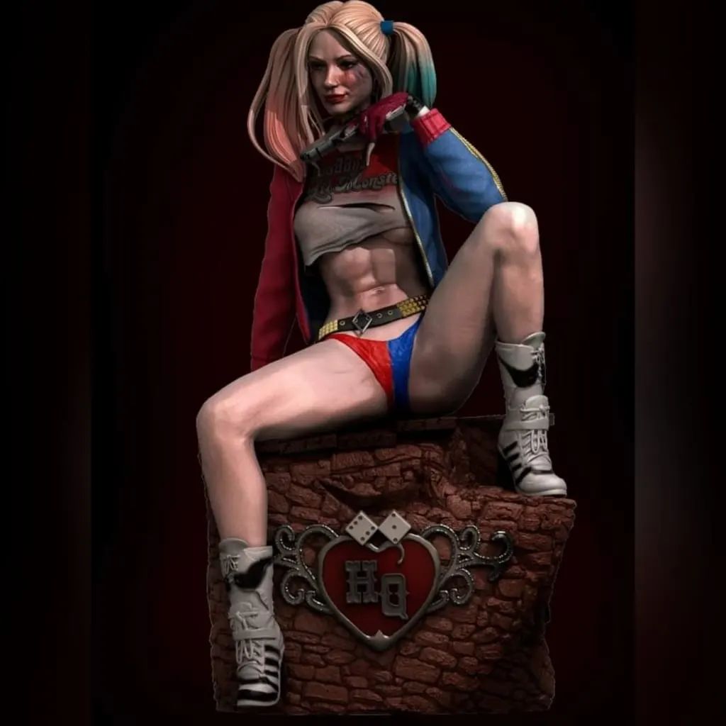 P站图纸印象馆 CA3D DC漫画 哈莉·奎茵 CA3D DC漫画 哈莉·奎茵