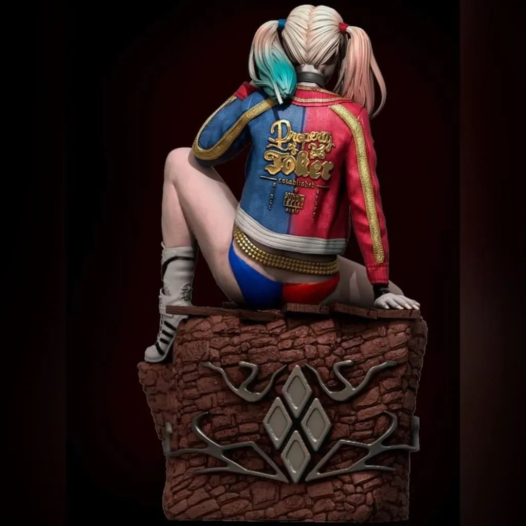 P站图纸印象馆 CA3D DC漫画 哈莉·奎茵 CA3D DC漫画 哈莉·奎茵