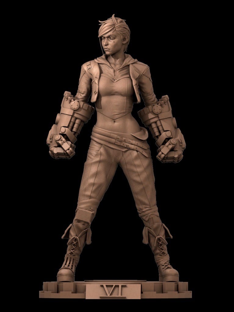 P站图纸印象馆 CA3D 英雄联盟 蔚 CA3D 英雄联盟 蔚