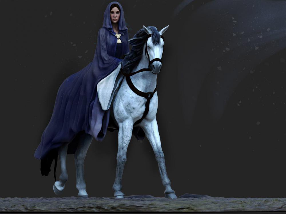 P站图纸印象馆 CA3D 魔戒 阿尔温 CA3D 魔戒 阿尔温