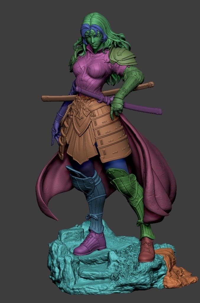 P站图纸印象馆 CA3D DC漫画 神奇女侠 女武神 CA3D DC漫画 神奇女侠 女武神