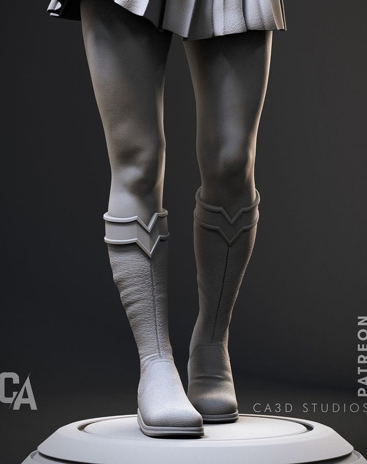 P站图纸印象馆 CA3D 漫威 超级少女 Supergirl CA3D 漫威 超级少女 Supergirl