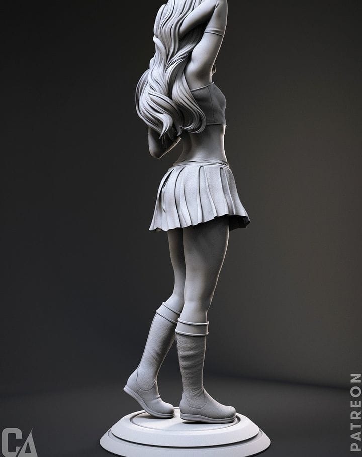 P站图纸印象馆 CA3D 漫威 超级少女 Supergirl CA3D 漫威 超级少女 Supergirl