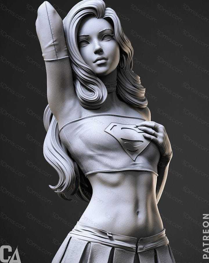 P站图纸印象馆 CA3D 漫威 超级少女 Supergirl CA3D 漫威 超级少女 Supergirl