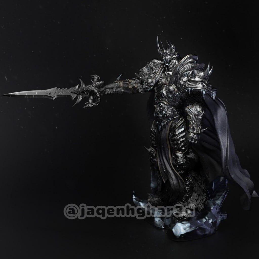 P站图纸印象馆 CA3D 魔兽世界 寒冰王冠 巫妖王 CA3D 魔兽世界 寒冰王冠 巫妖王