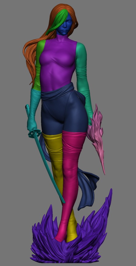 P站图纸印象馆 CA3D 漫威 X战警 灵蝶 CA3D 漫威 X战警 灵蝶