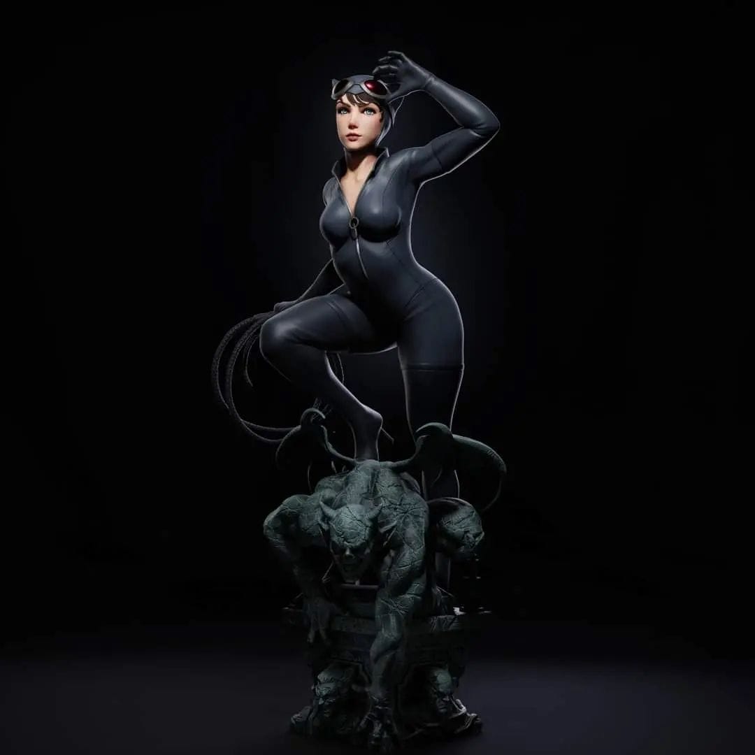 P站图纸印象馆 CA3D DC漫画 猫女 CA3D DC漫画 猫女