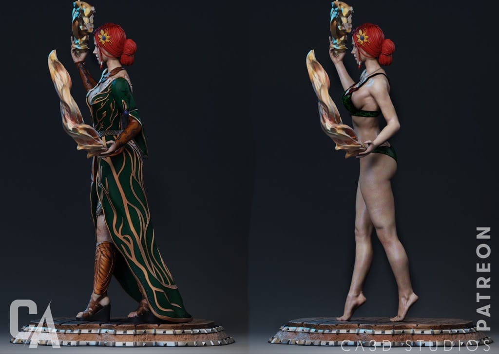 P站图纸印象馆 CA3D 猎魔人 特莉丝·梅莉葛德 CA3D 猎魔人 特莉丝·梅莉葛德