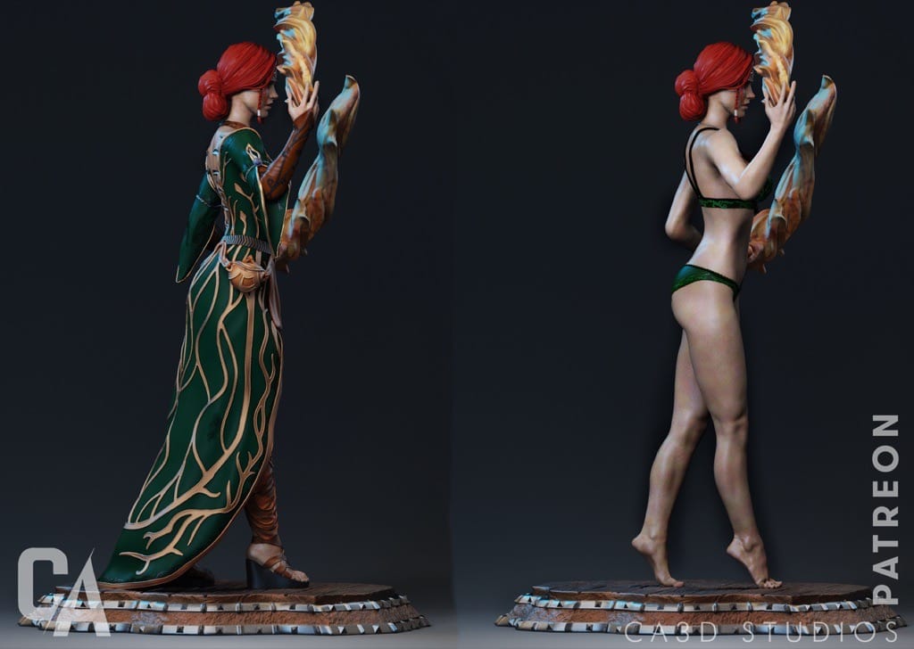 P站图纸印象馆 CA3D 猎魔人 特莉丝·梅莉葛德 CA3D 猎魔人 特莉丝·梅莉葛德