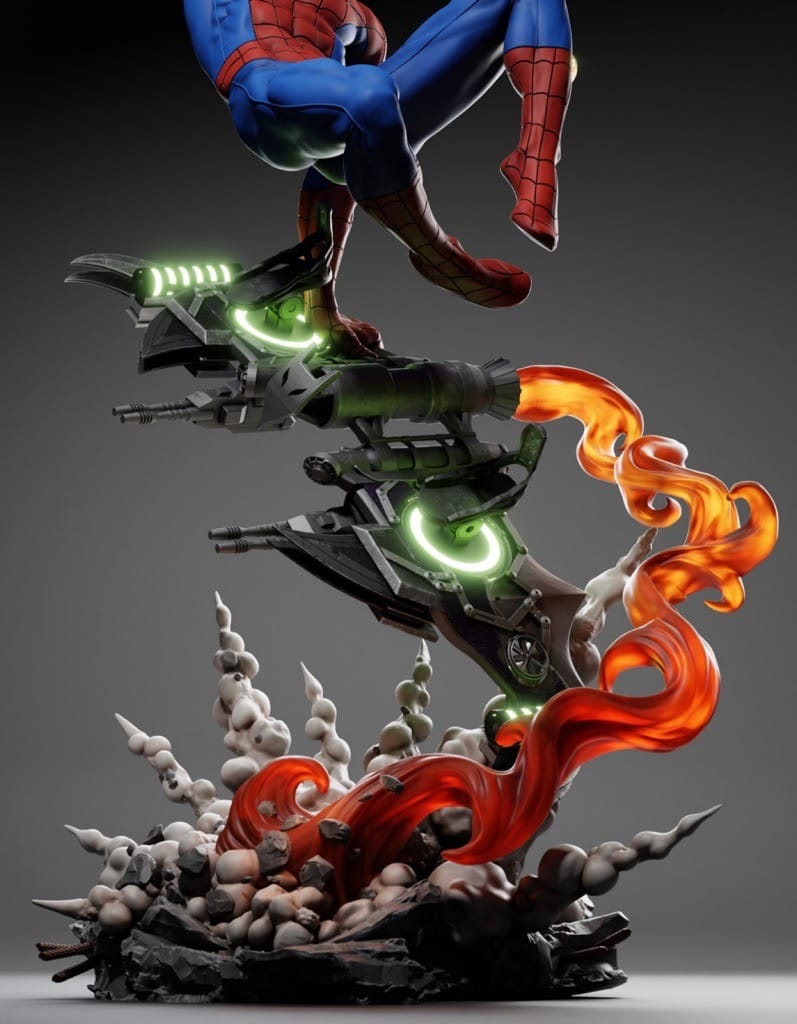 P站图纸印象馆 CA3D 漫威 蜘蛛侠 CA3D 漫威 蜘蛛侠