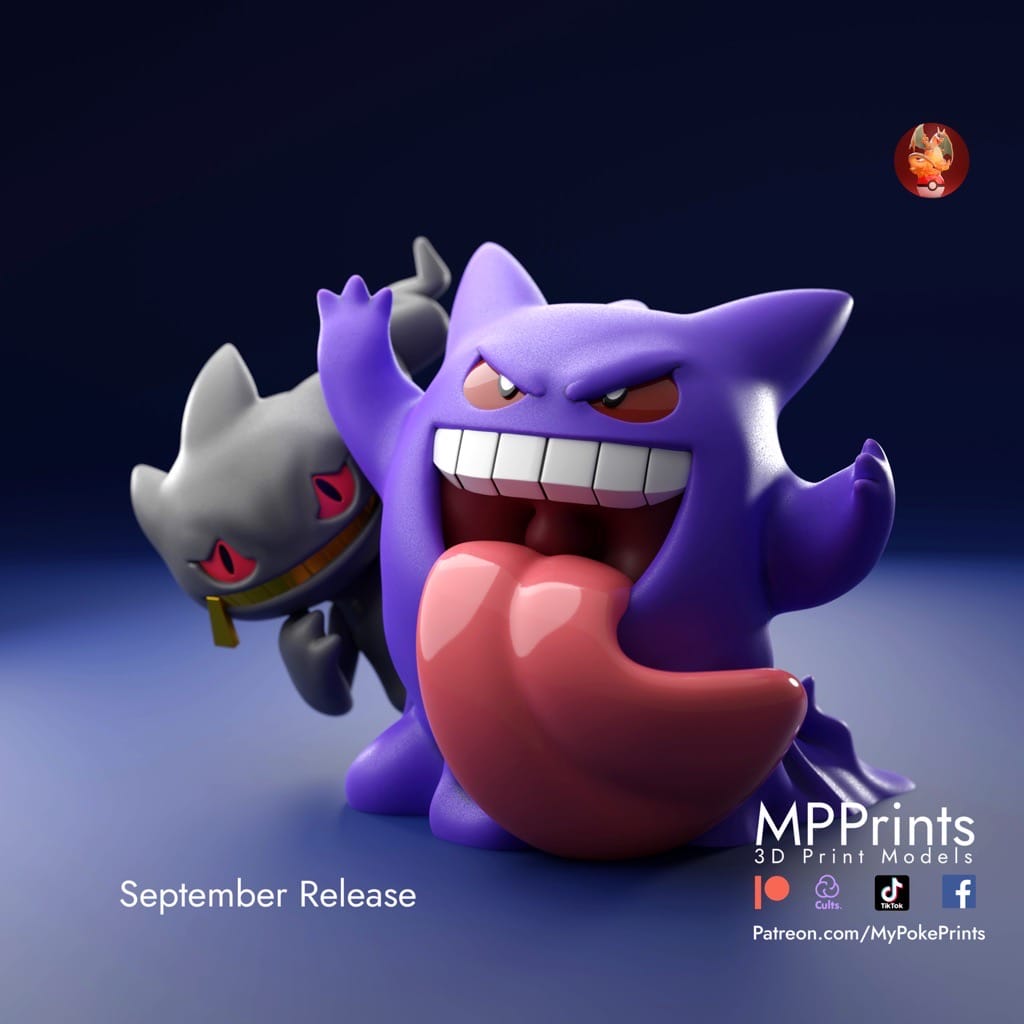 P站图纸印象馆 口袋妖怪 幽灵系小精灵 口袋妖怪 幽灵系小精灵