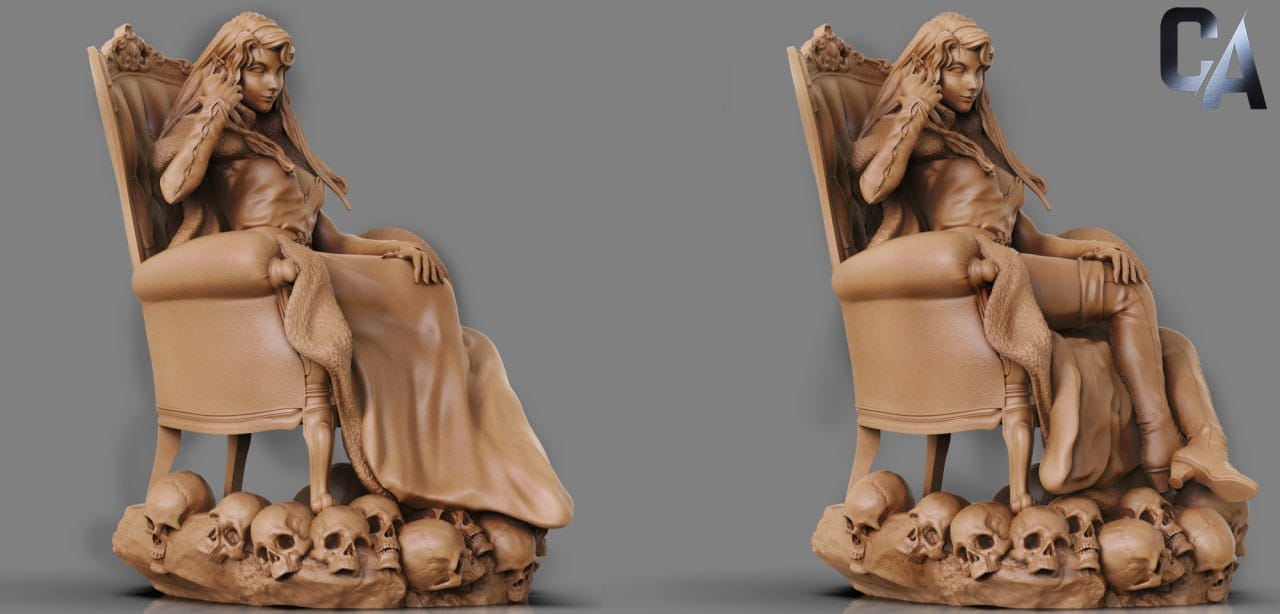 P站图纸印象馆 CA3D 恶魔城 Lenore CA3D 恶魔城 Lenore