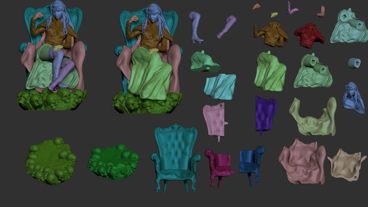 P站图纸印象馆 CA3D 恶魔城 Lenore CA3D 恶魔城 Lenore