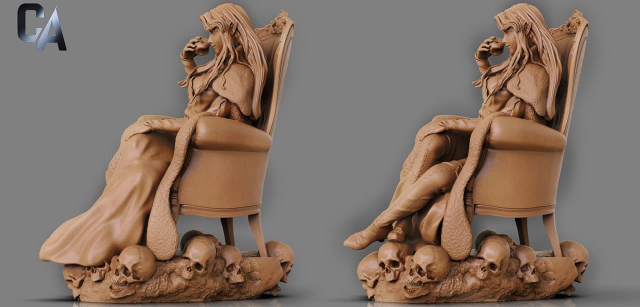 P站图纸印象馆 CA3D 恶魔城 Lenore CA3D 恶魔城 Lenore