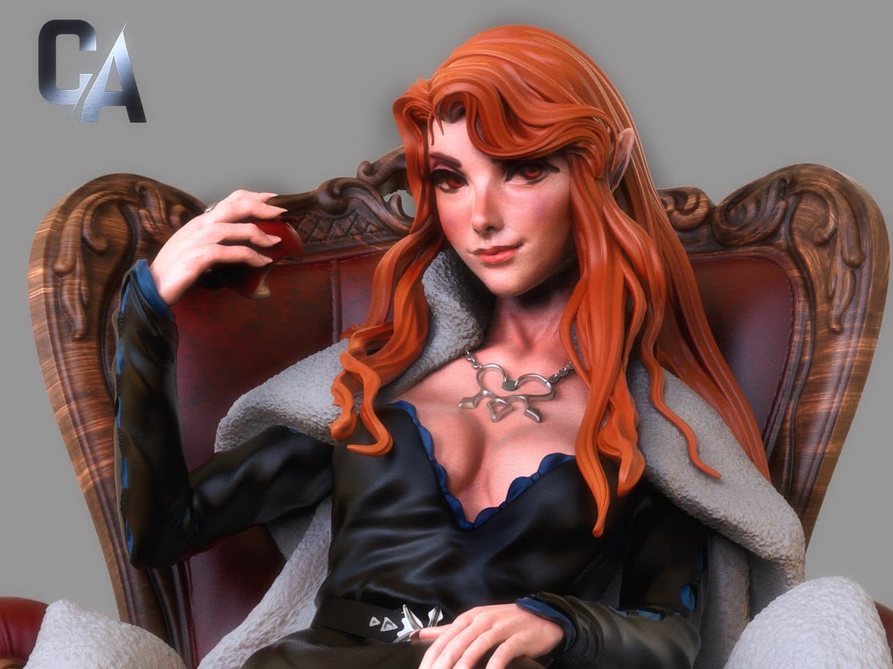 P站图纸印象馆 CA3D 恶魔城 Lenore CA3D 恶魔城 Lenore